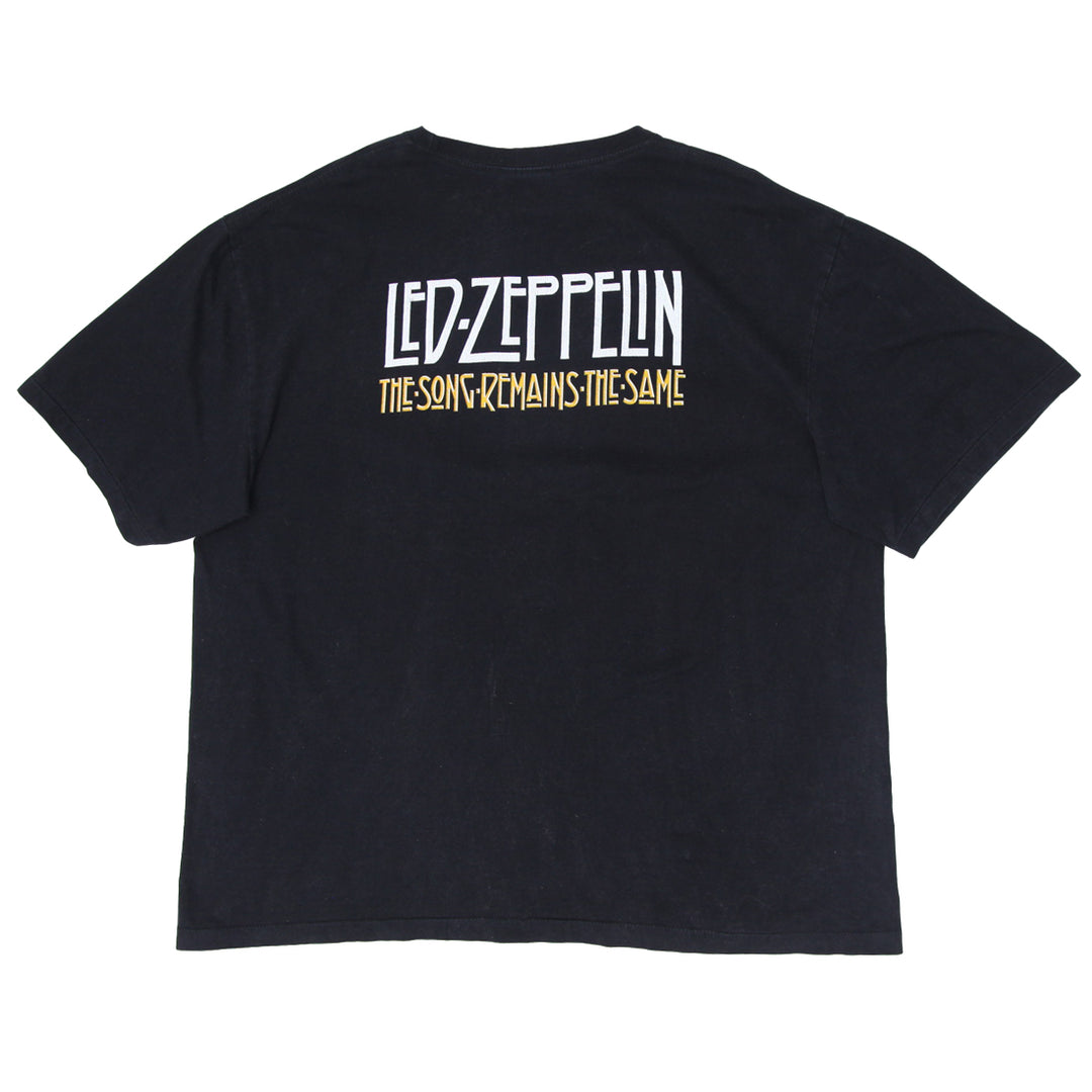 Vintage Led Zeppelin The Song Remains The Same T-Shirt S. Stitch Black XS