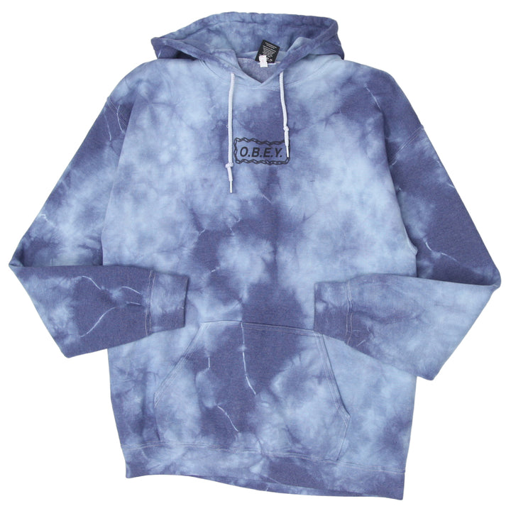 Mens Obey Tie Dye Pullover Hoodie