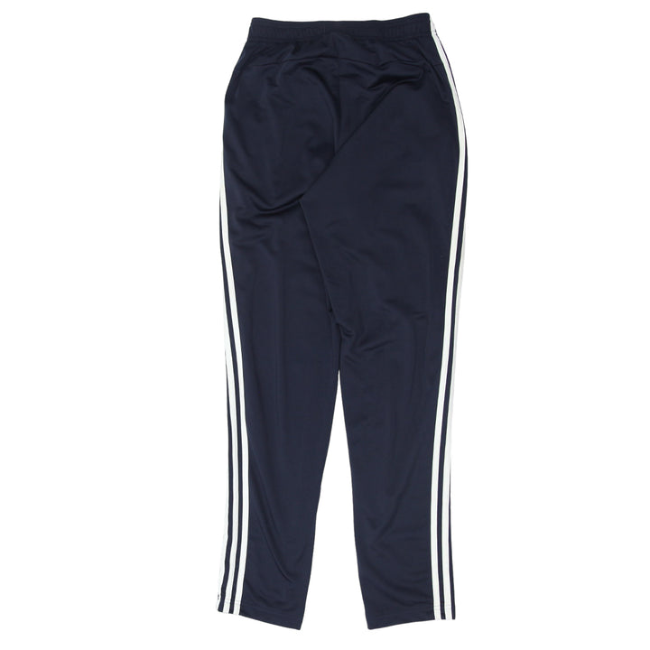 Mens Adidas White Stripes Navy Track Pants