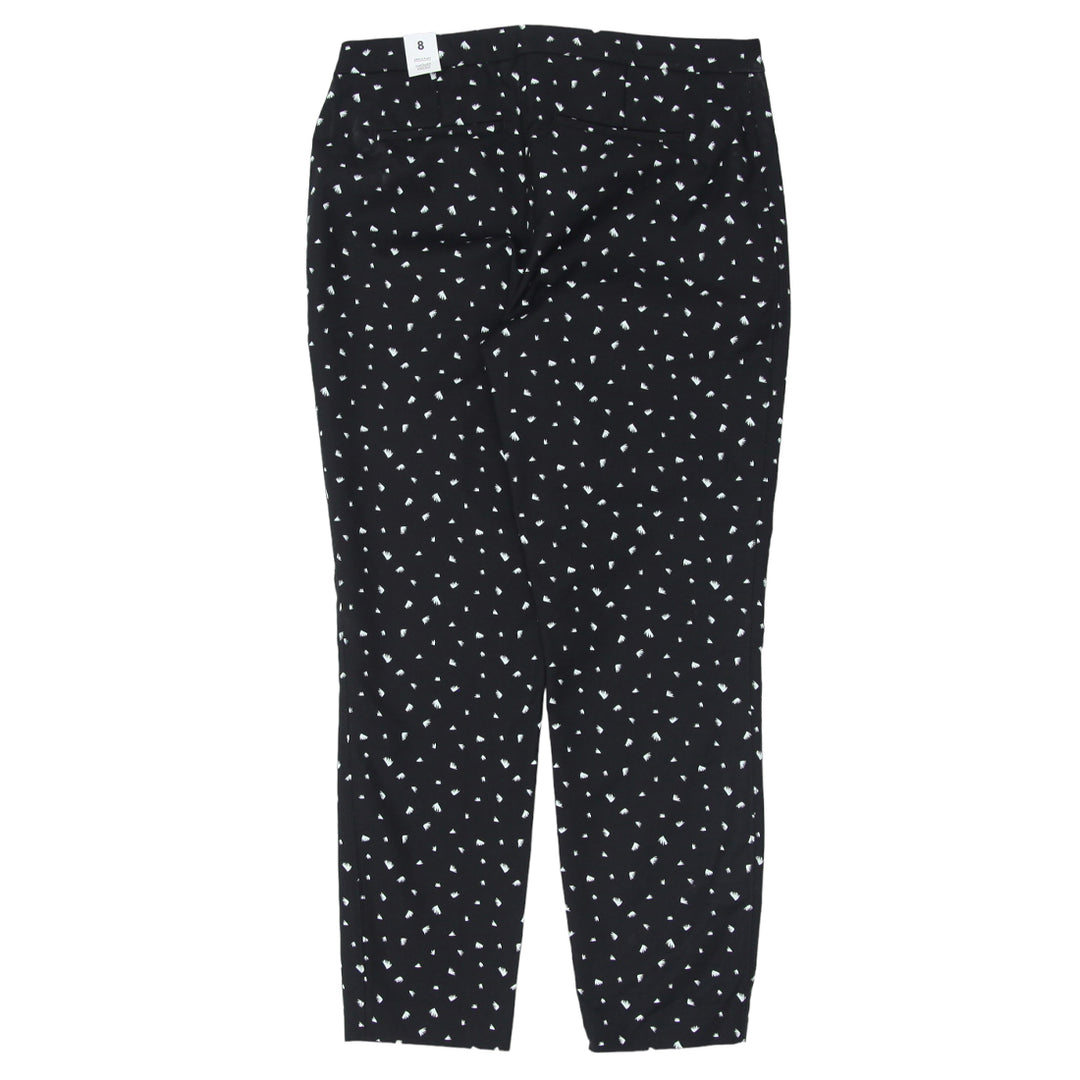 Ladies Reitmans Black Printed Ankle Pants