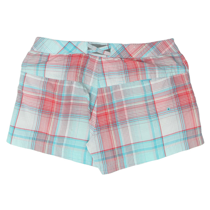 Ladies Columbia Omni-Wick Plaid Belted Nylon Shorts