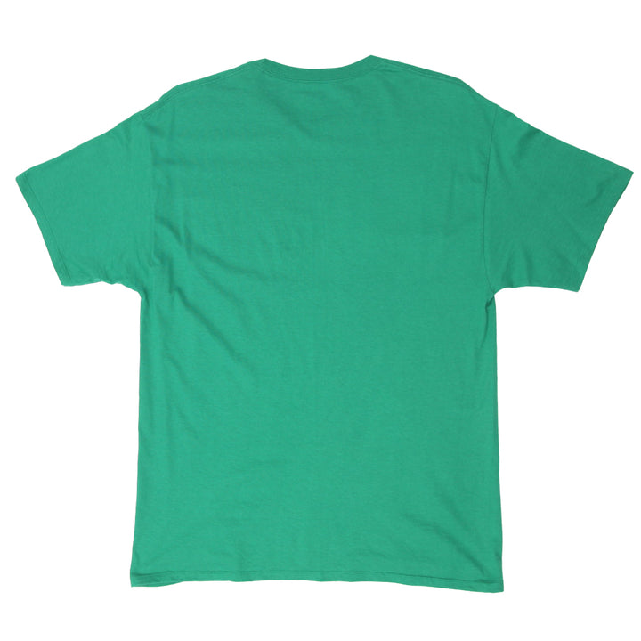 Mens Champion Logo Green Short Sleeve T-Shirt