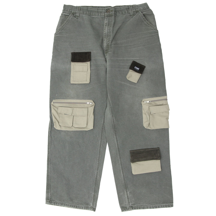 Rework Carhartt Dungaree Fit Multi Pocket Work Pants