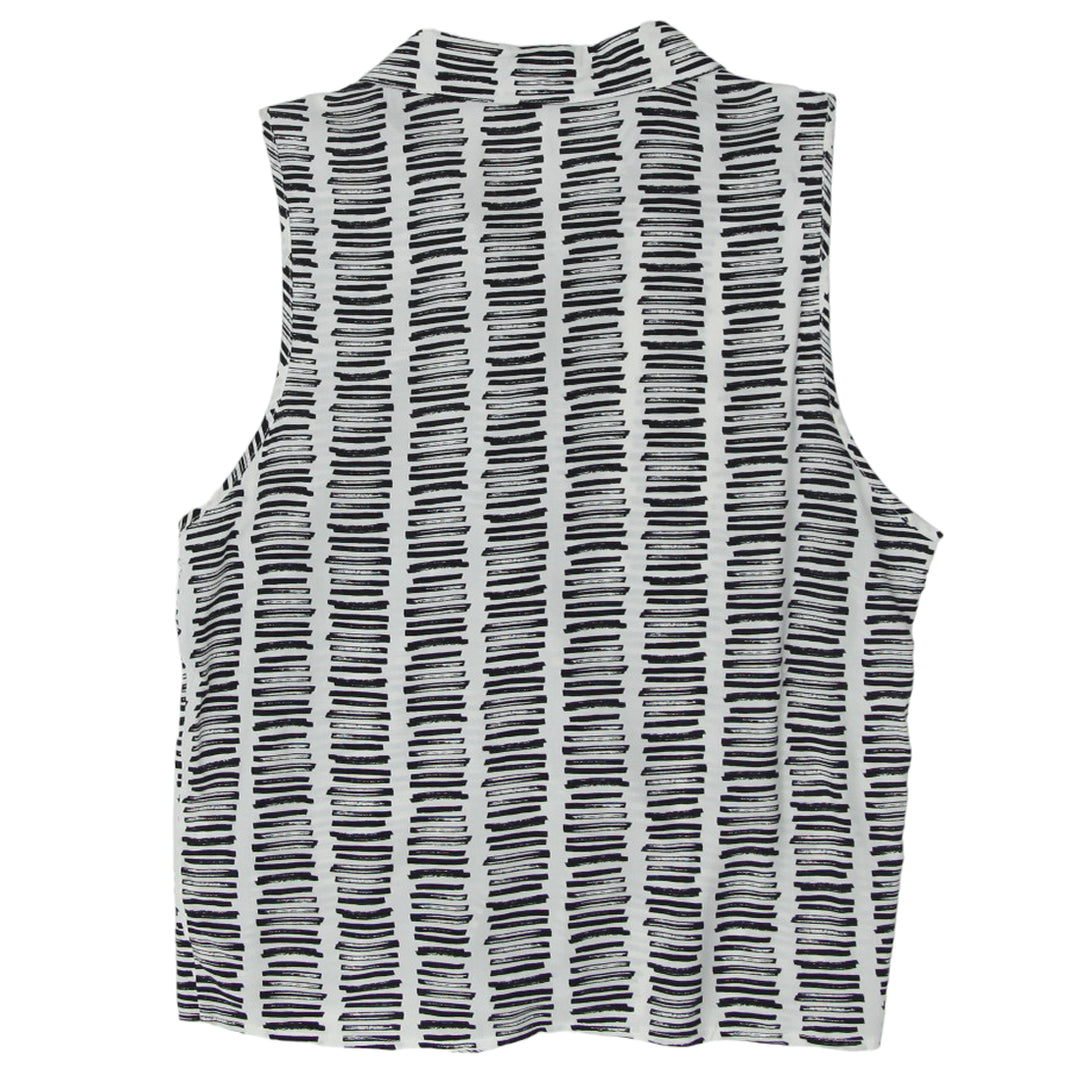 Ladies Streetwear Society Black & White Sleeveless Top