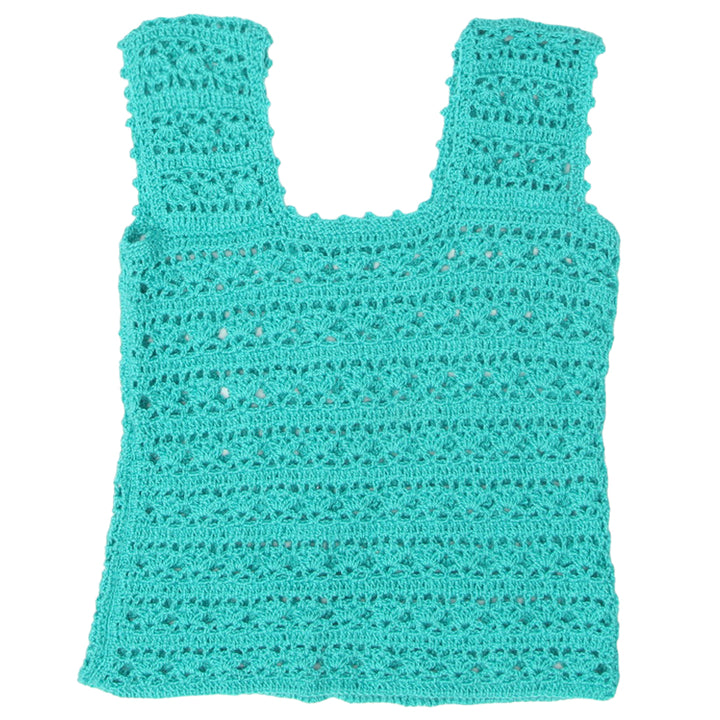 Y2K Crochet Sleeveless Top