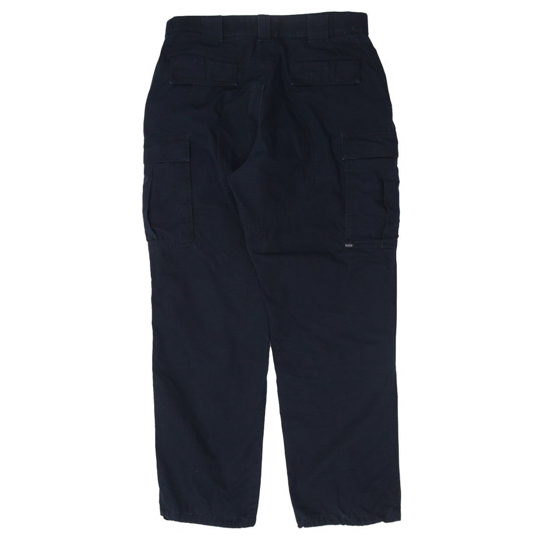 Mens 5.11 Tactical Series Ripstop Navy Cargo Pants