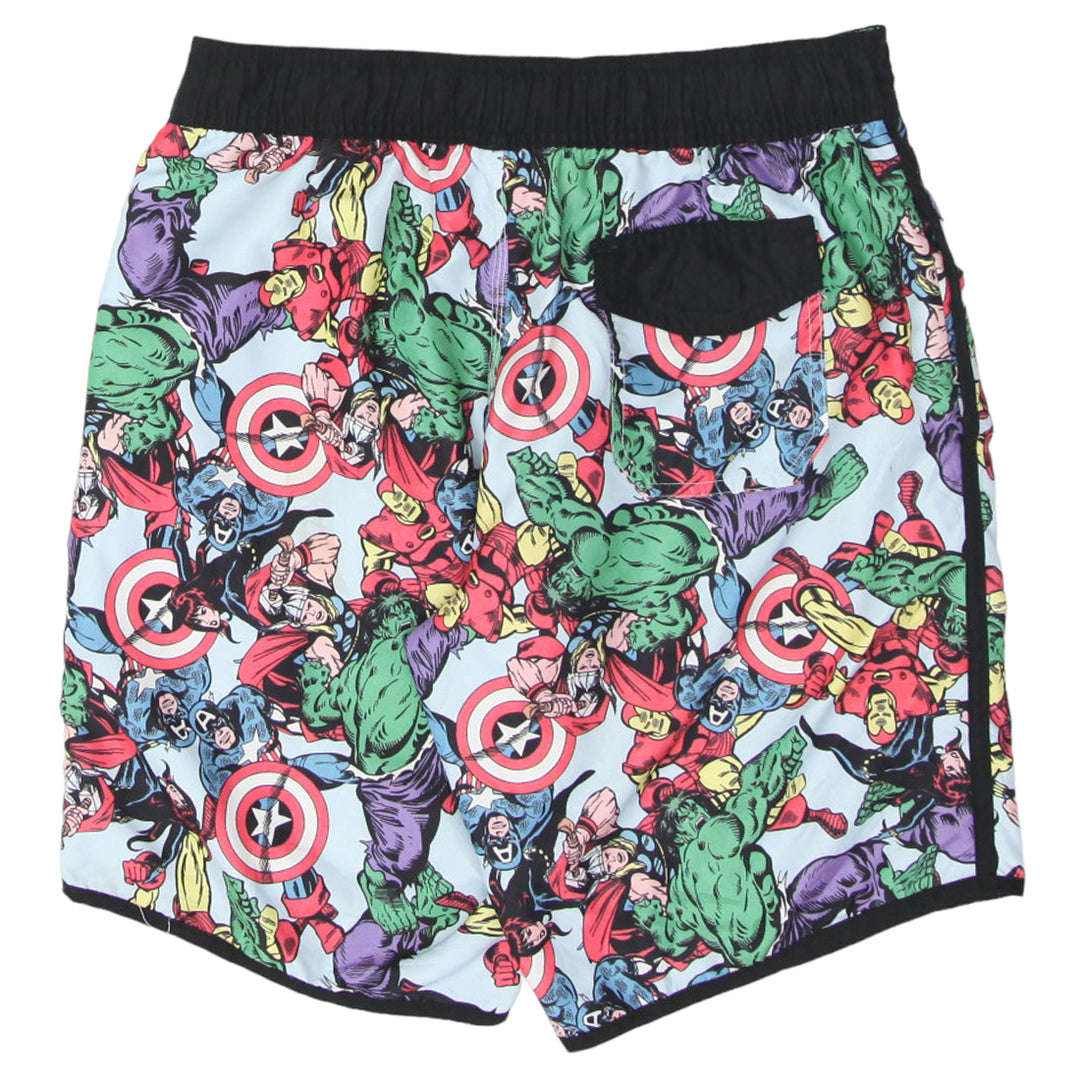 Mens Marvel All Print Swim Shorts