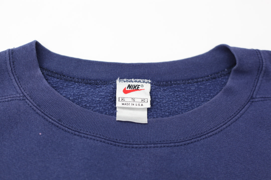 Vintage Embroidered Nike Logo Made In USA Sweatshirt