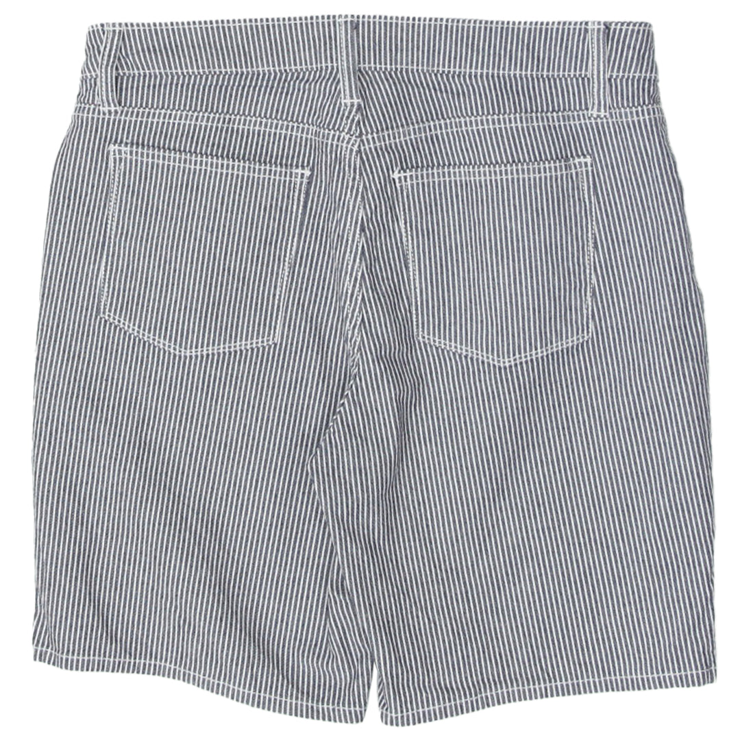 Ladies Lee Riders Mid Rise Striped Shorts