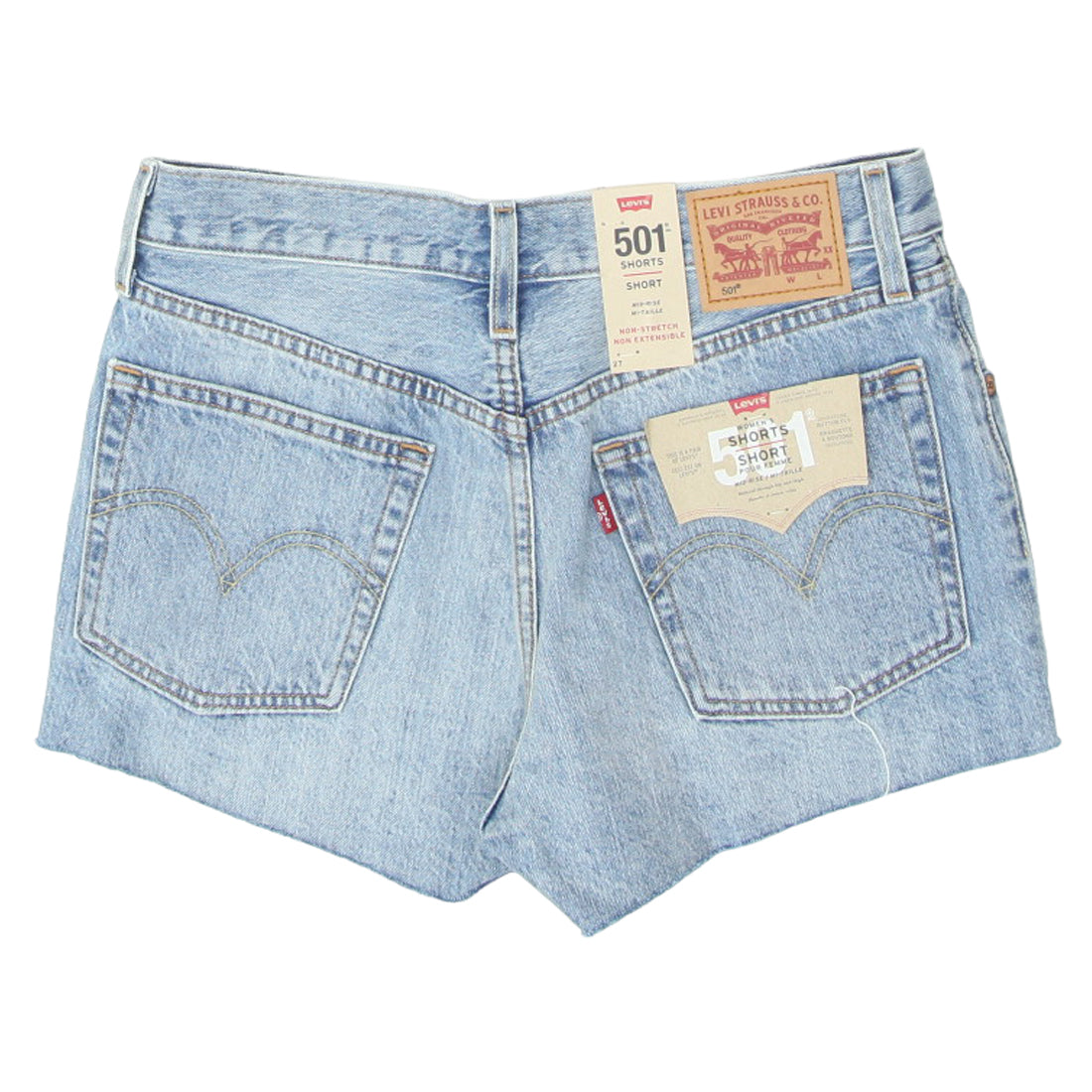 Levi female shorts sales