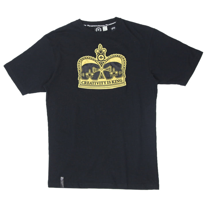 Mens LRG Creativity Is King Black T-Shirt