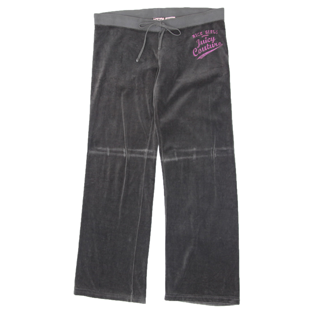 Y2K Juicy Couture Velour Low Rise Track Pants