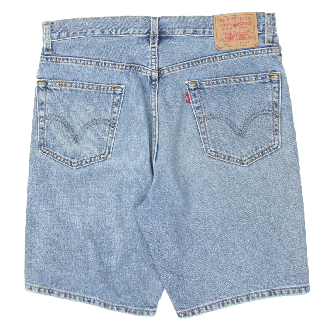 Mens Levi Strauss # 505 Regular Fit Denim Shorts