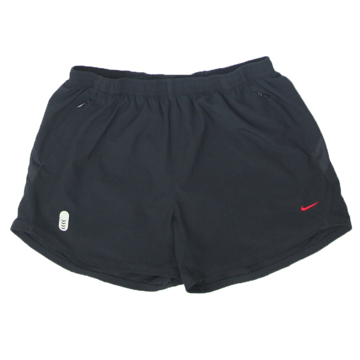 Ladies Nike Dri-Fit Swoosh Embroidered Black Sports Shorts