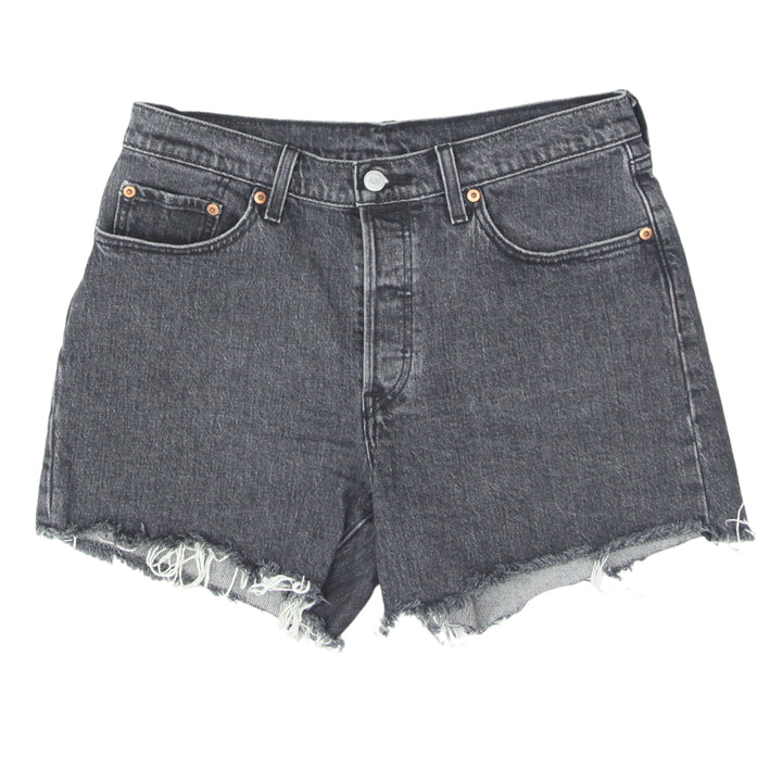 Ladies Levi's 501 Black Denim Shorts