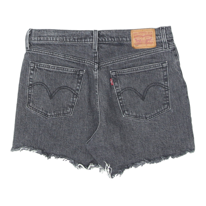 Ladies Levi's 501 Black Denim Shorts