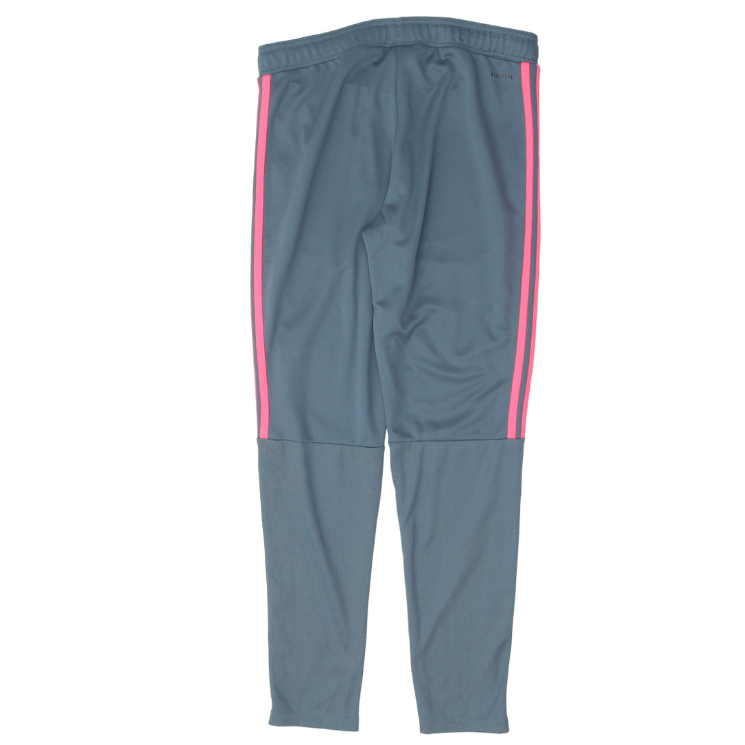 Ladies Adidas Pink Stripes Gray Skinny Track Pants