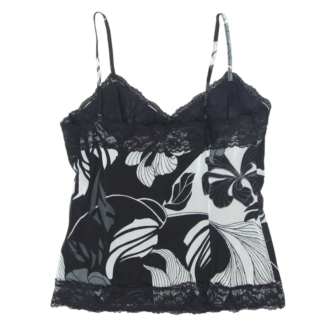 Y2K Mesh Floral Strappy Top