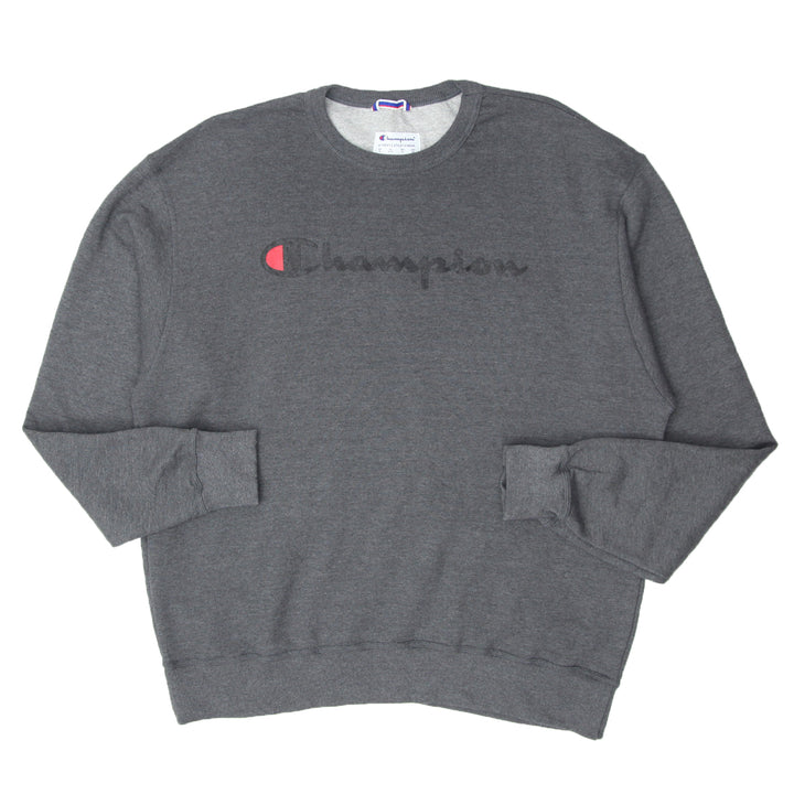 Mens Champion Gray Crewneck Sweatshirt