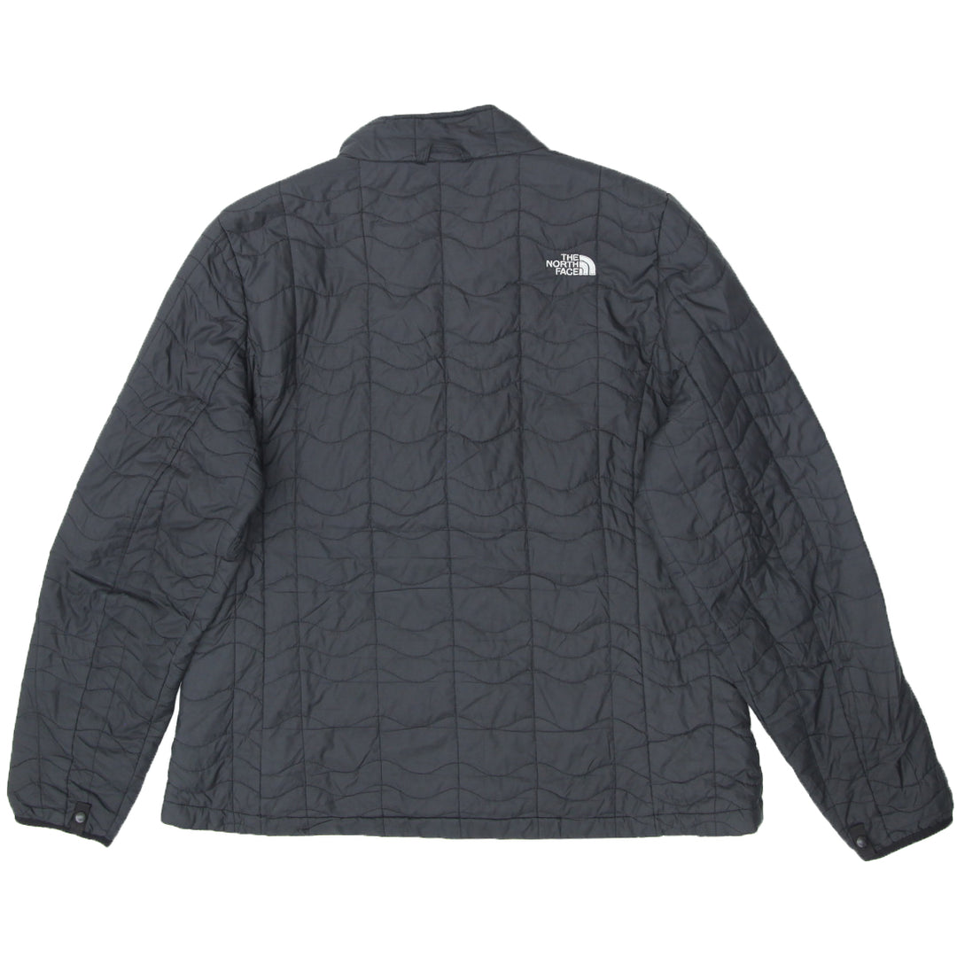 Ladies The North Face Full Zip Black Quilted Jacket