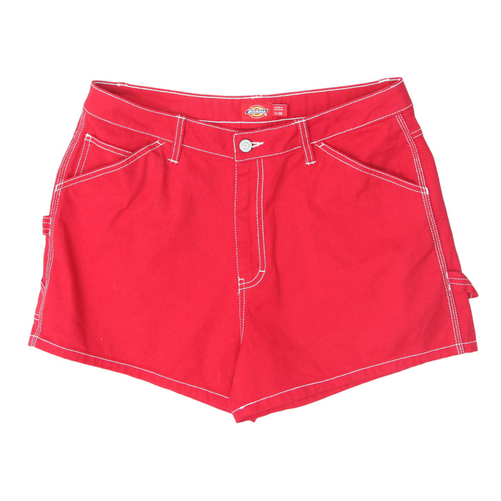 Ladies Dickies Red Carpenter Shorts