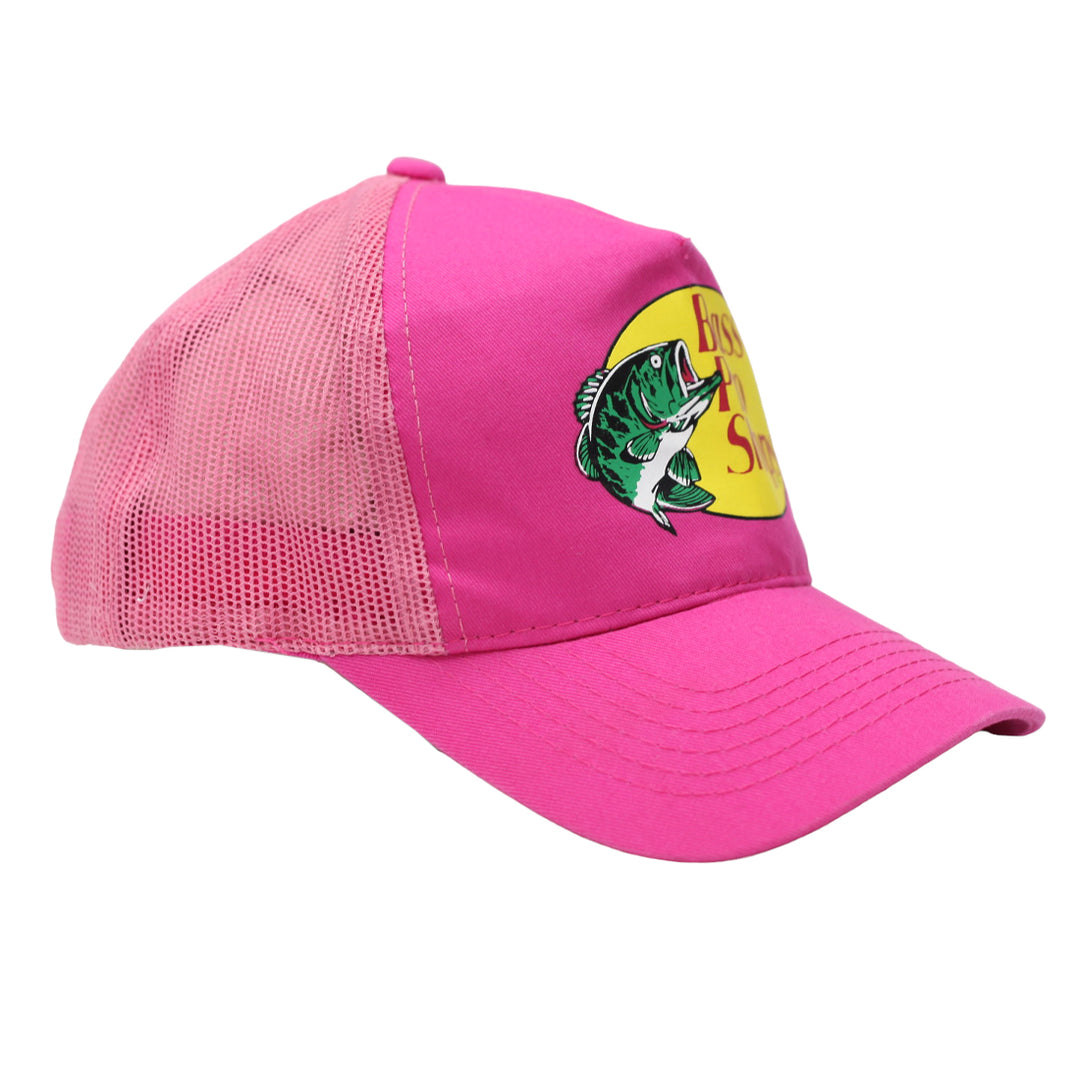 Bass Bro Shops Pink Mesh Cap