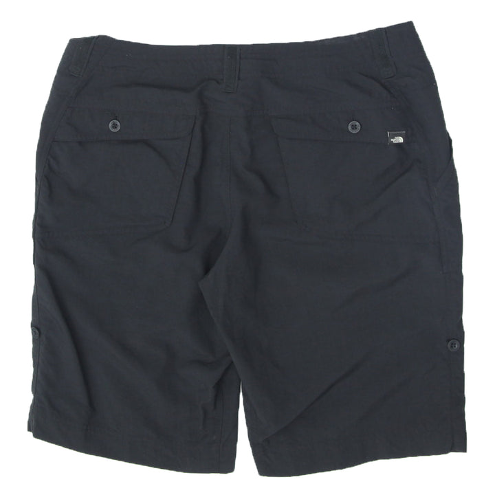 Ladies The North Face Rolled Hem Black Shorts