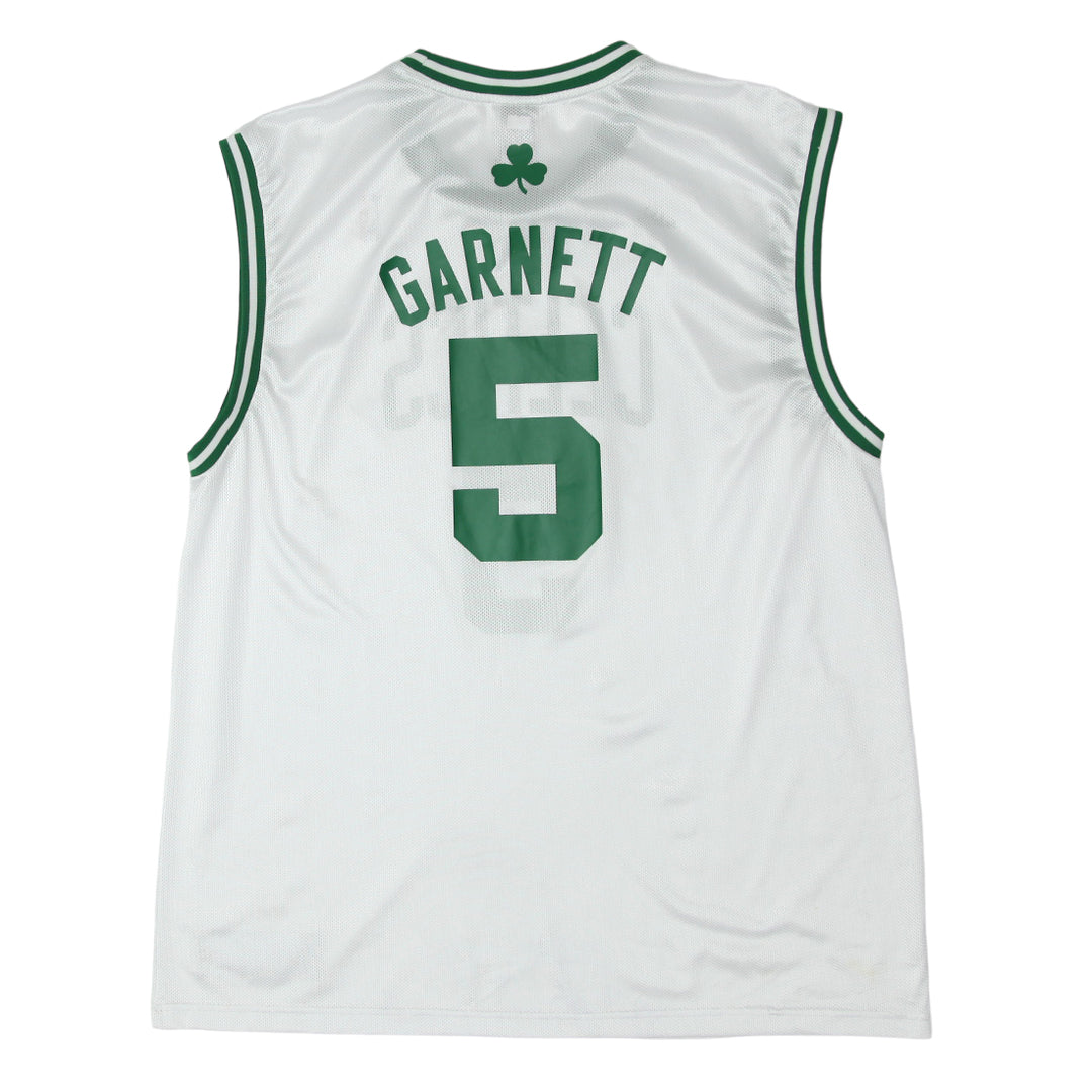 Mens Adidas Boston Celtics Garnett # 5 Basketball Jersey