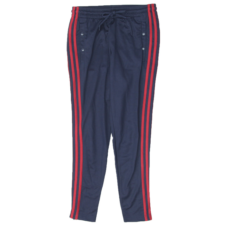 Ladies Adidas Red Stripes Navy Tearaway Track Pants