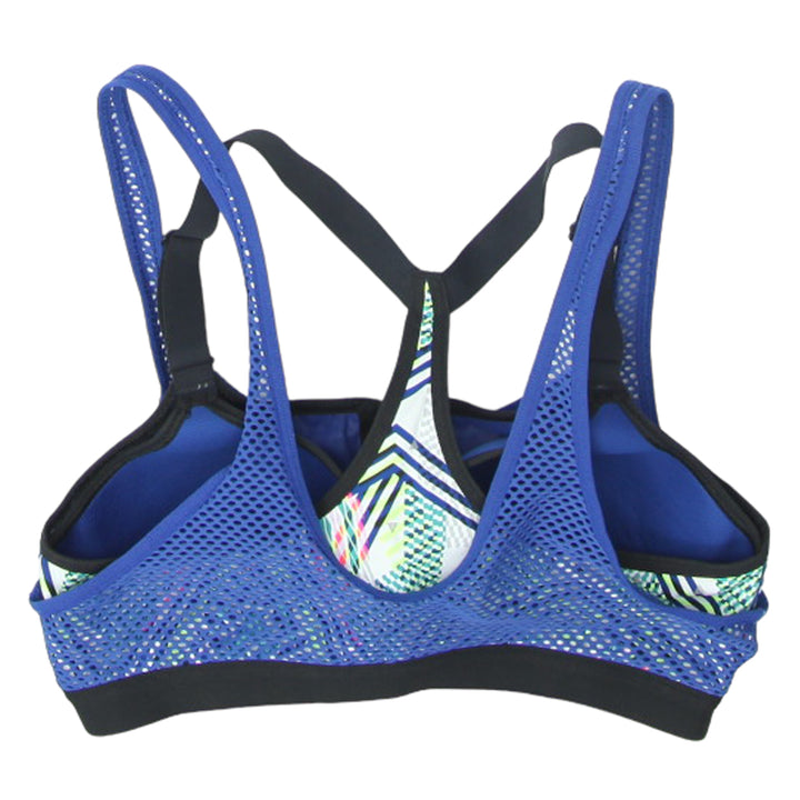 Ladies Victoria's Secret Front Zip Floral Mesh Sports Bra