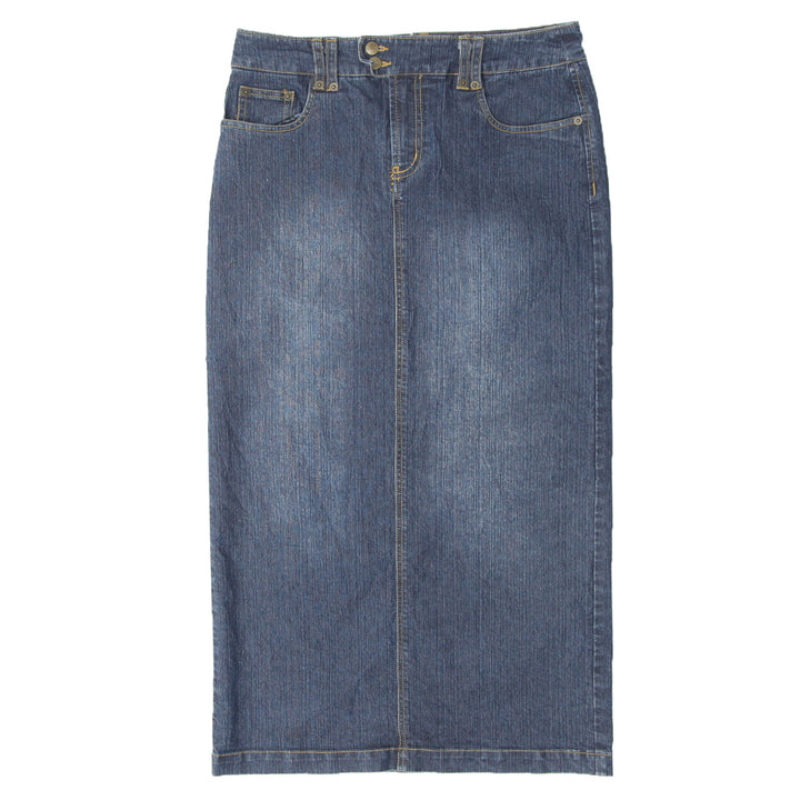 Y2K Nevada Denim Long Skirt