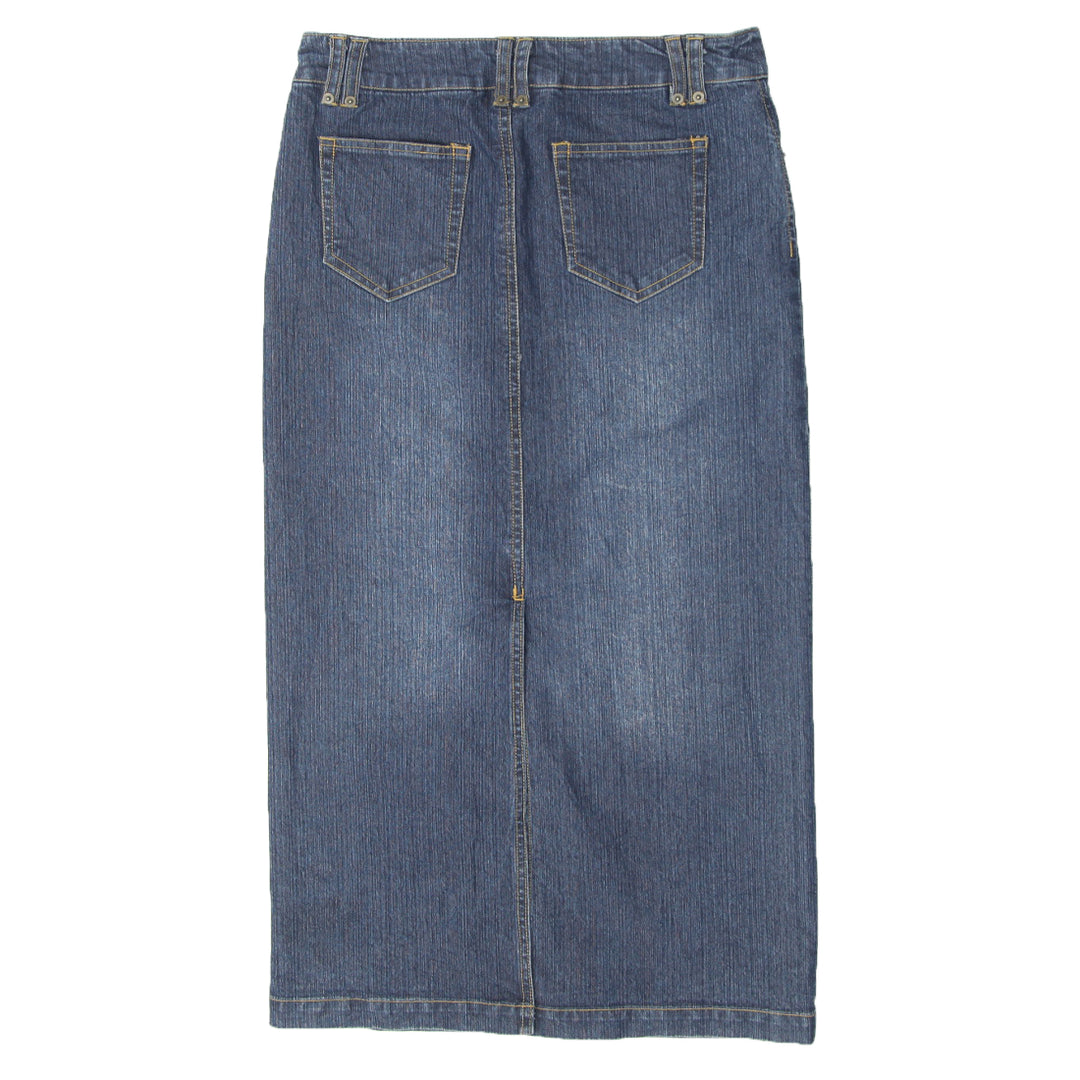 Y2K Nevada Denim Long Skirt