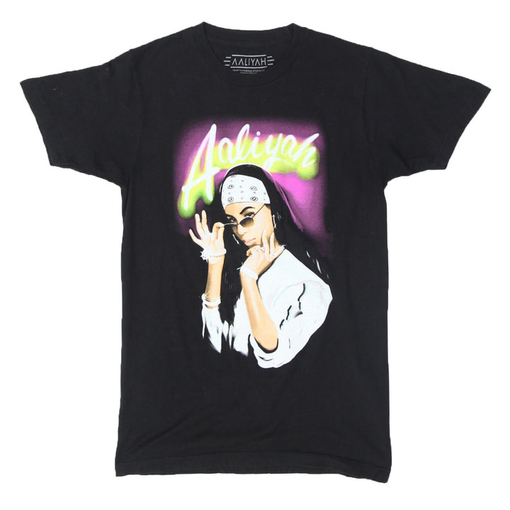 Mens Aaliyah Black T-Shirt