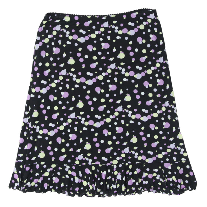 Y2K Mesh Printed Skirt