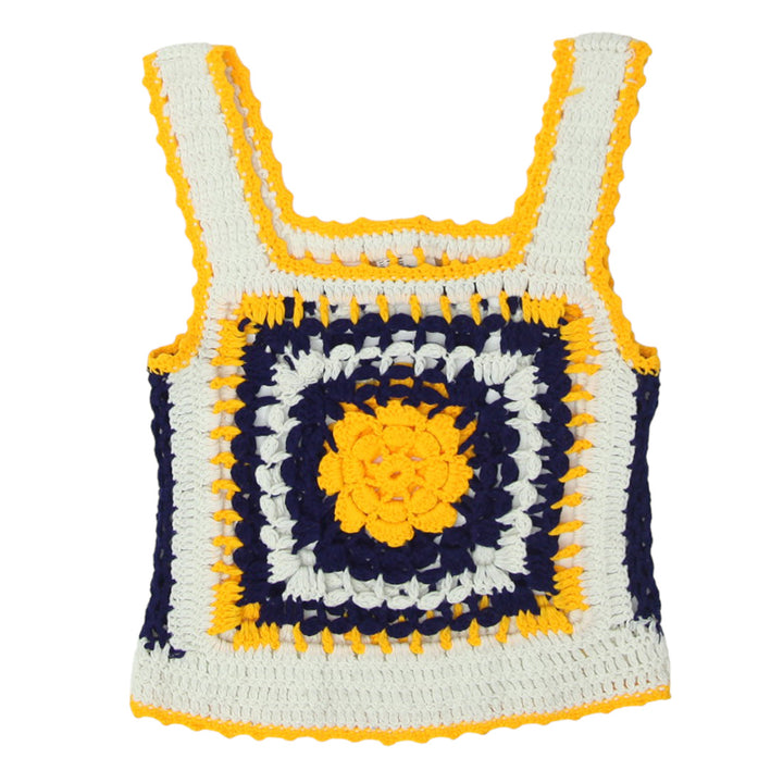 Y2K Crochet Sleeveless Top