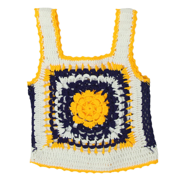 Y2K Crochet Sleeveless Top