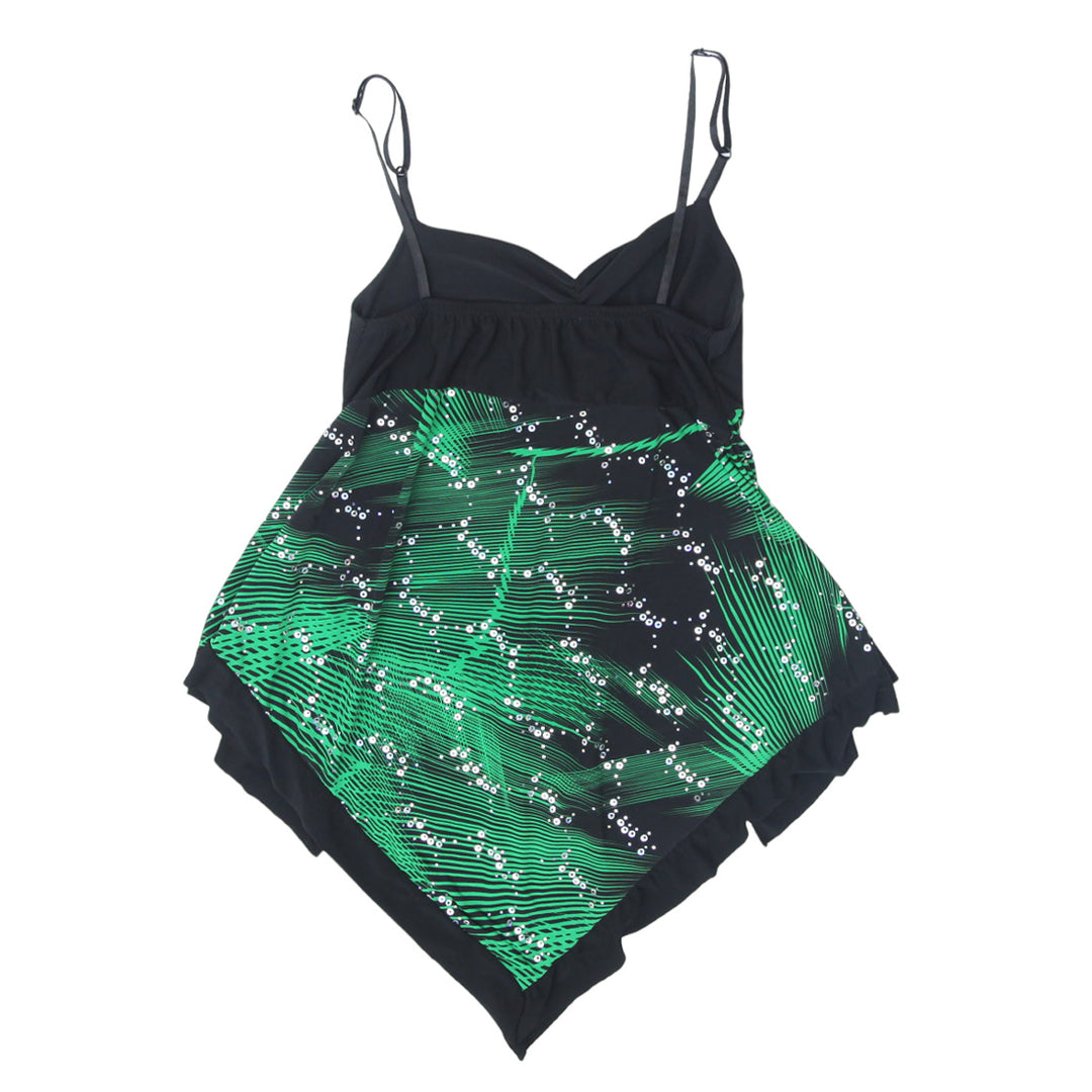 Y2K Strappy Sequin Top