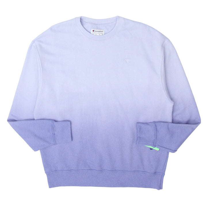 Mens Champion Ombre Crewneck Sweatshirt Lavender