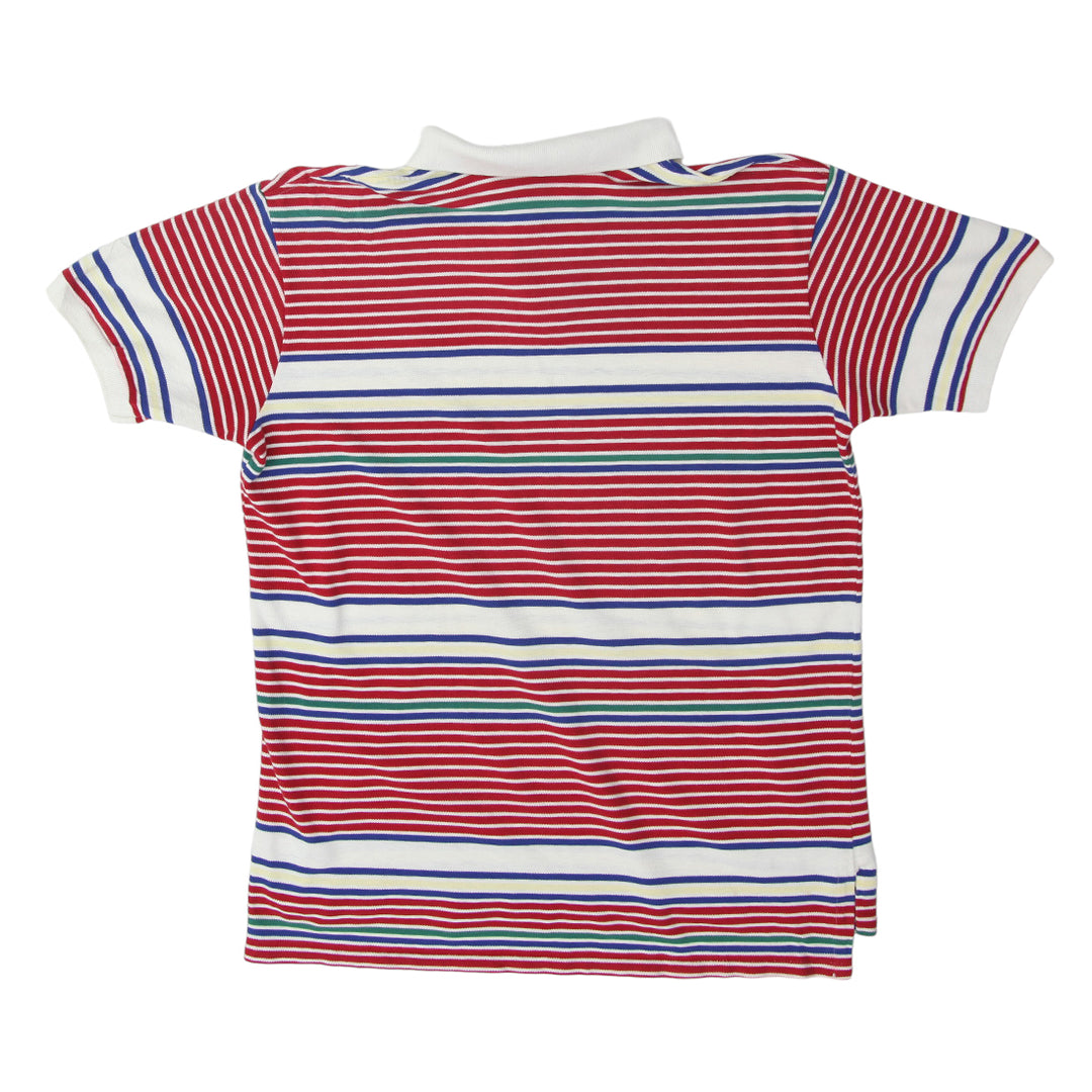 Vintage Polo by Ralph Lauren Stripe Polo T-Shirt Made In USA