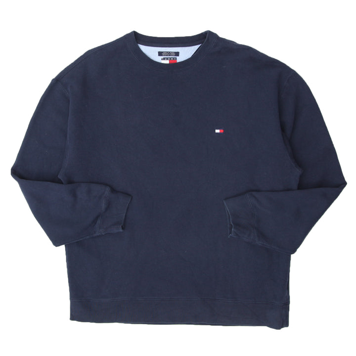 Vintage Tommy Hilfiger Crewneck Sweatshirt Navy Blue XL