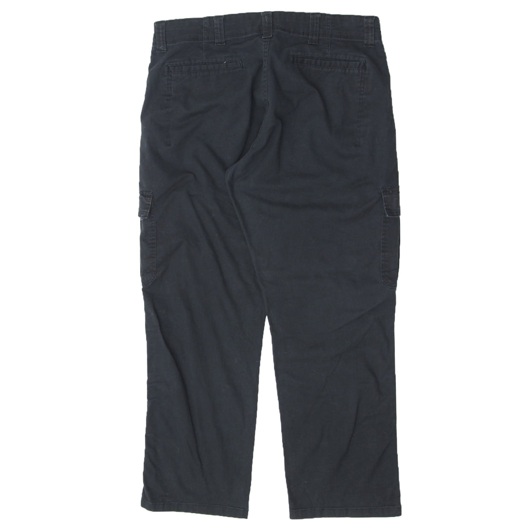 Mens Wrangler Black Cargo Pants