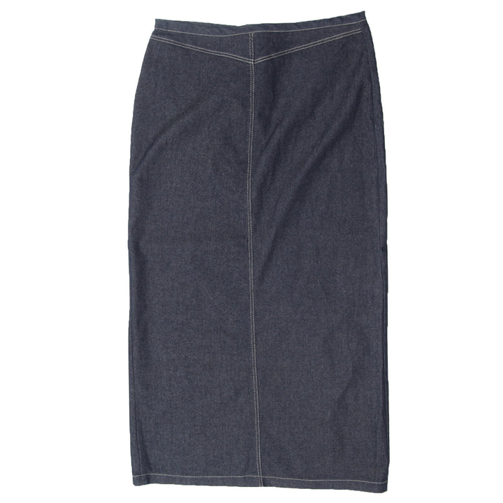 Y2K Denim Maxi Skirt Garage