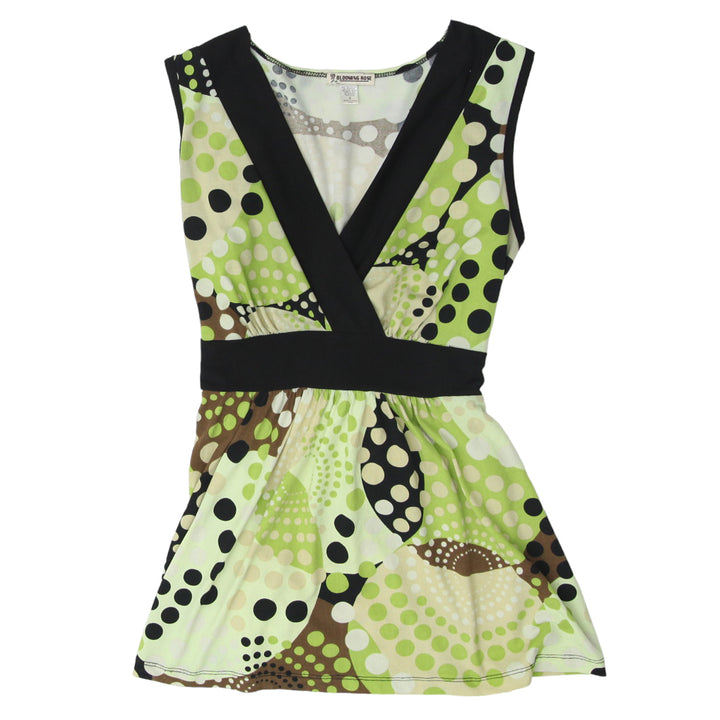 Y2K Sleeveless Printed Top