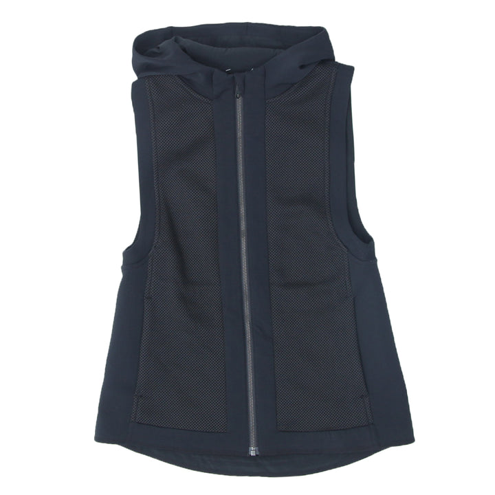 Ladies LuluLemon Mesh Full Zip Sleeveless Hoodie