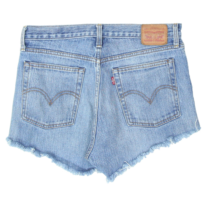 Ladies Levi Strauss White Oak Cone Denim Button Fly Shorts