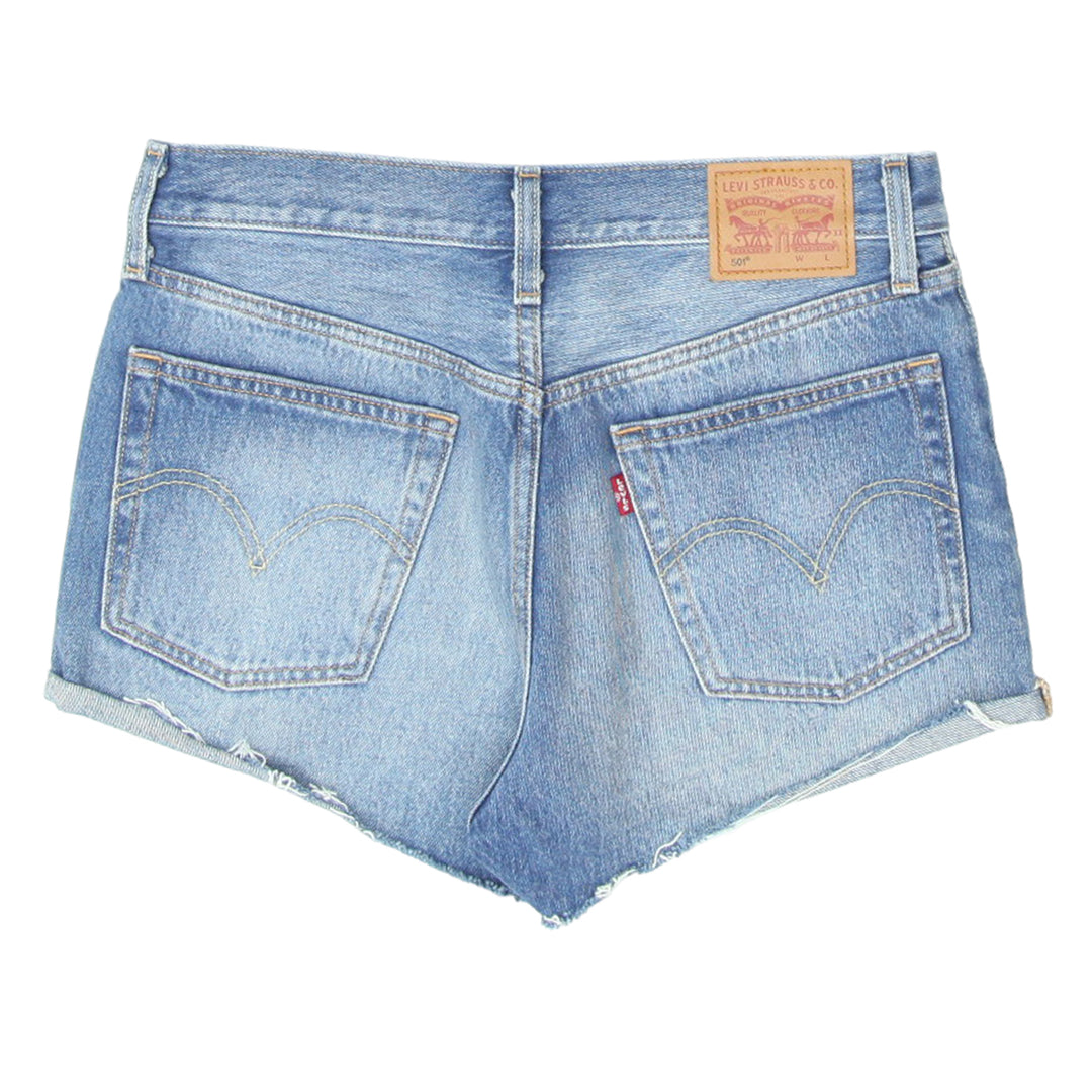 Ladies Levi Strauss # 501 Button Fly Denim Shorts