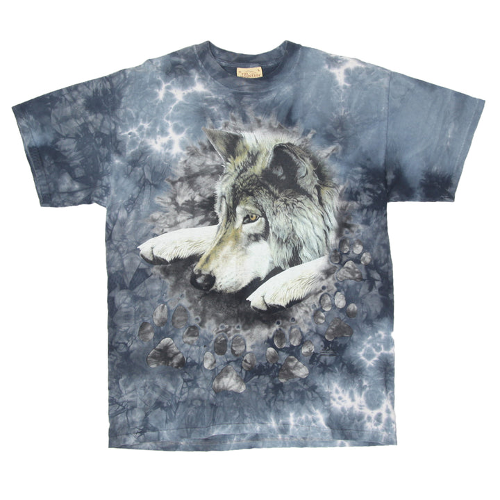 2002 Vintage The Mountain Wolf Tie Dye T-Shirt L