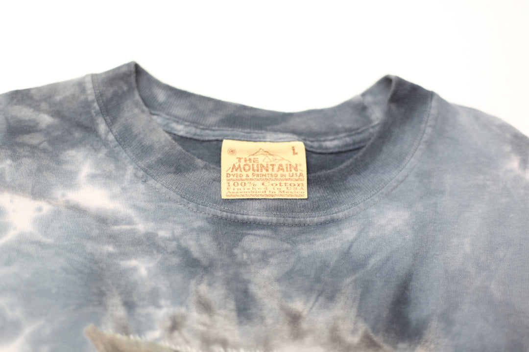 2002 Vintage The Mountain Wolf Tie Dye T-Shirt L