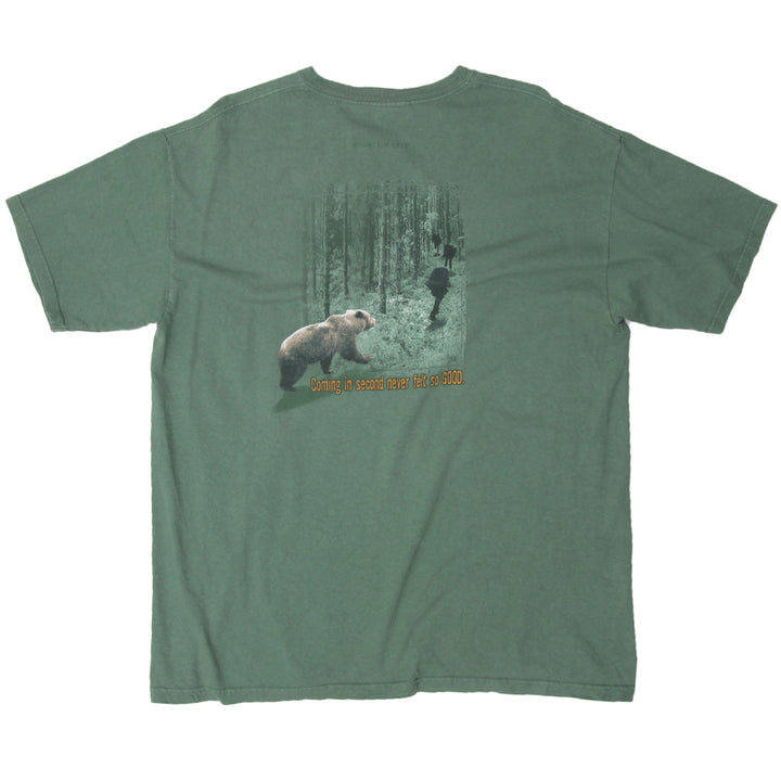 Vintage The Mountain West Edmonton Mall T-Shirt Green XL