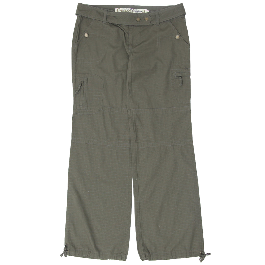 Y2K Low Rise Ripstop Belted Pant